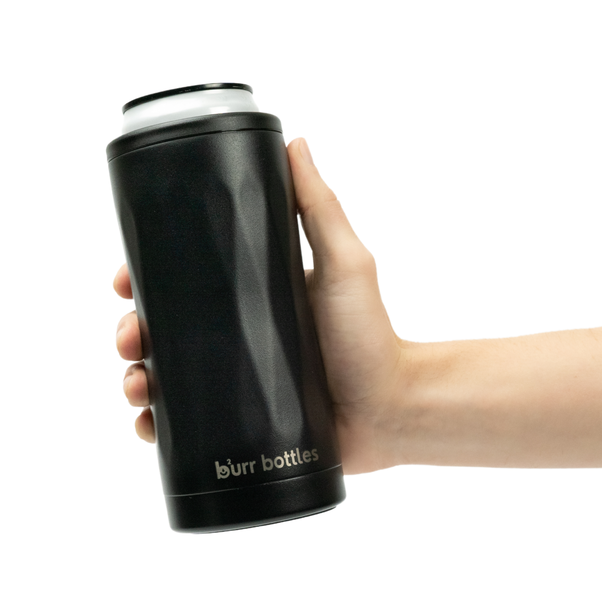 Matte Black Can Cooler