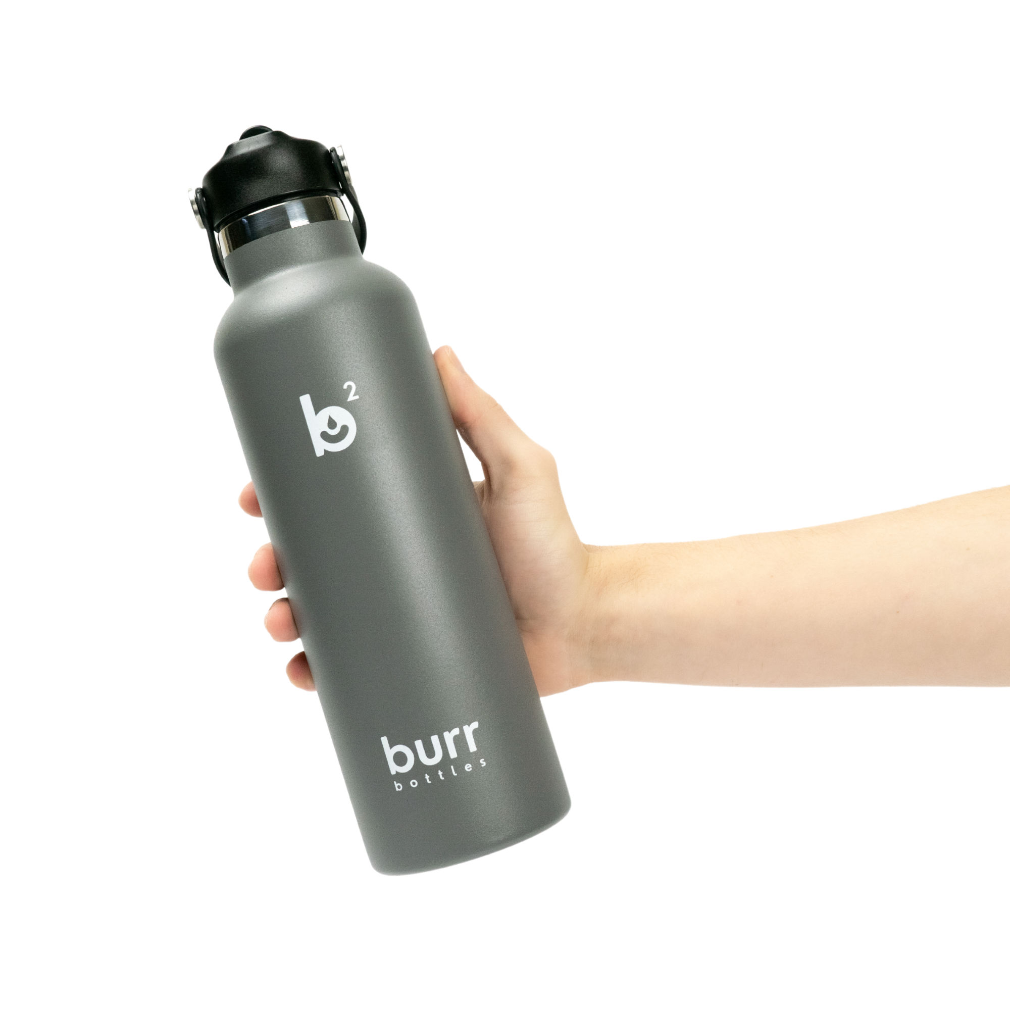 Grey Standard Mouth 24oz