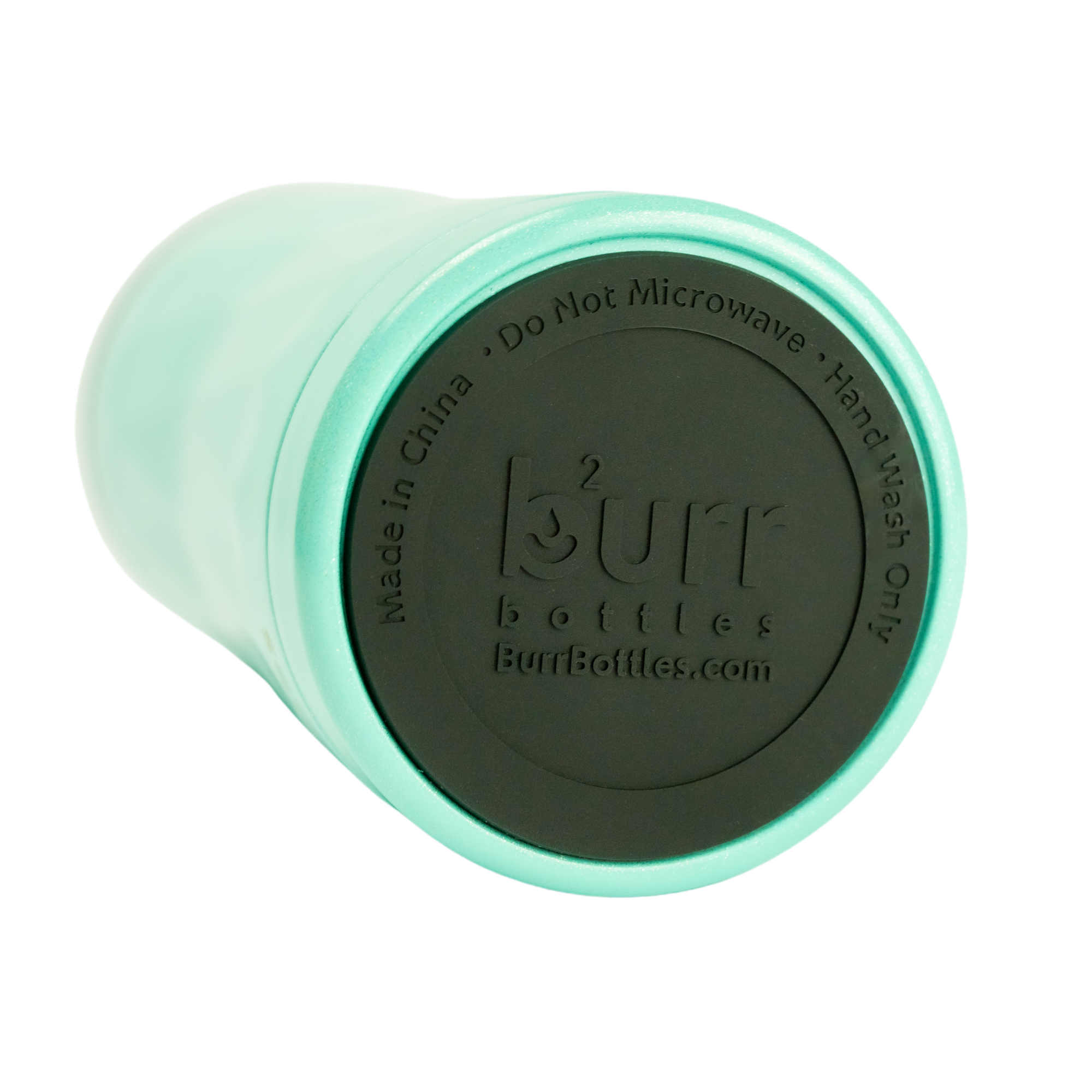 Teal Glitter Can Cooler