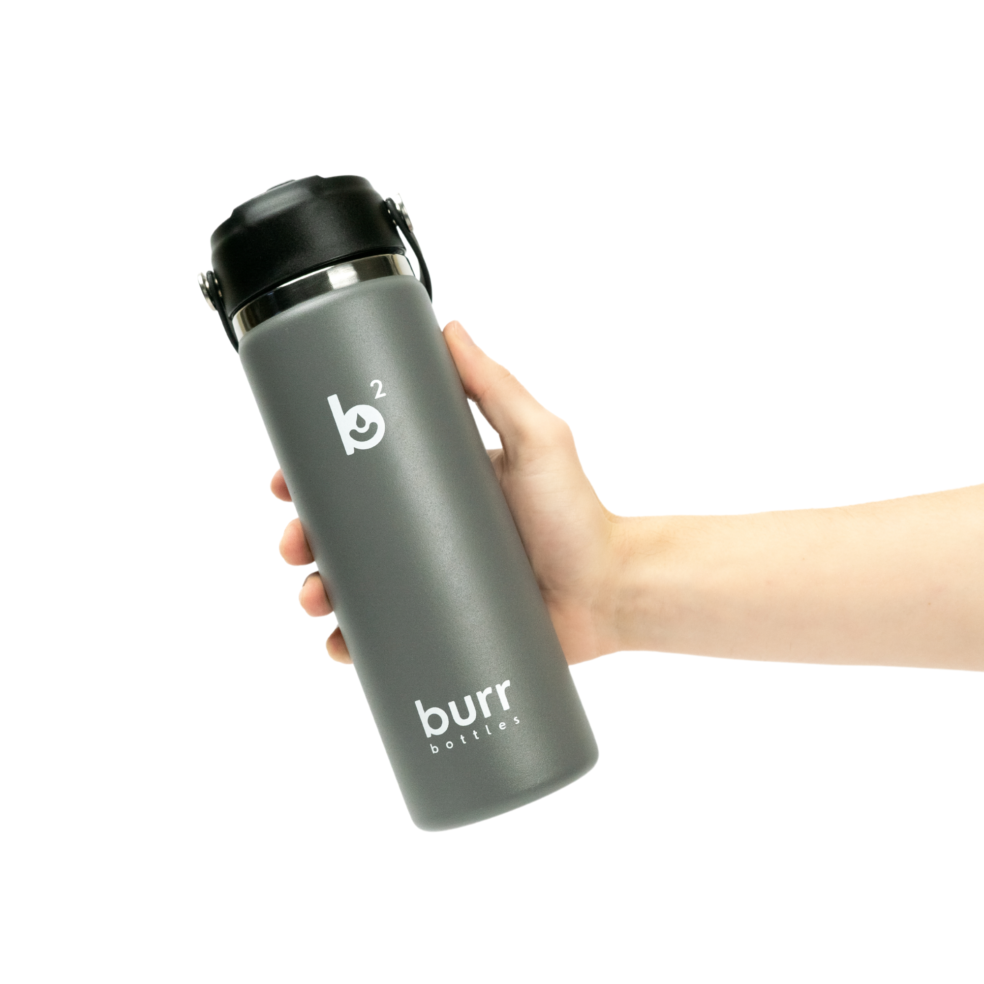 Grey Wide Mouth 21oz