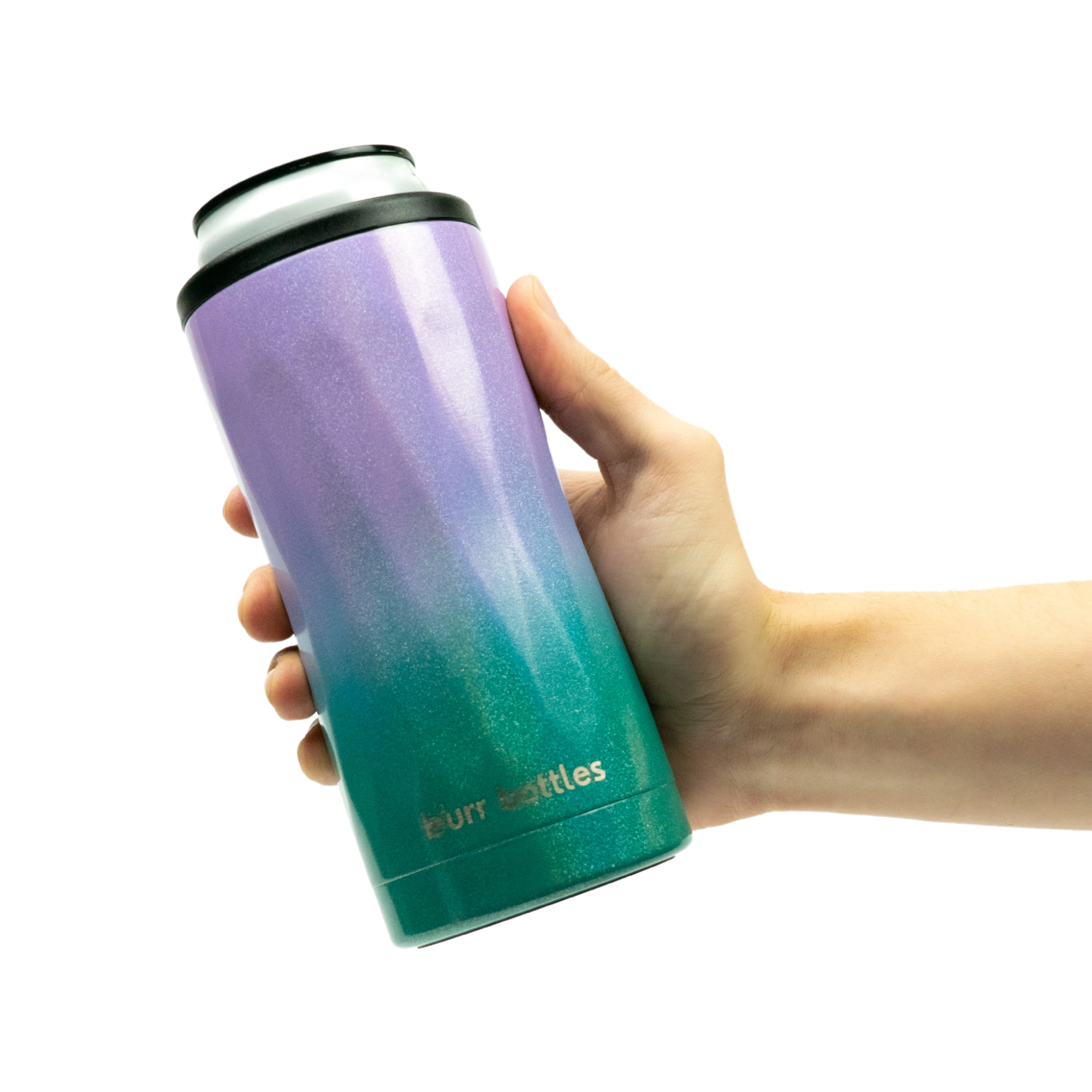 Mermaid Glitter Can Cooler
