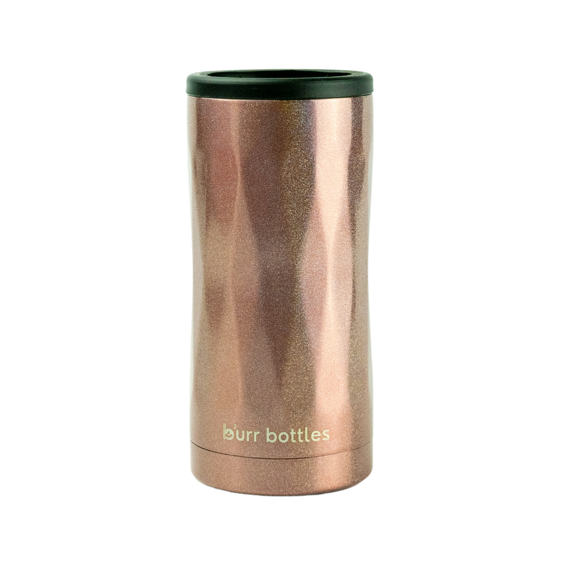 Rose Gold Glitter Can Cooler