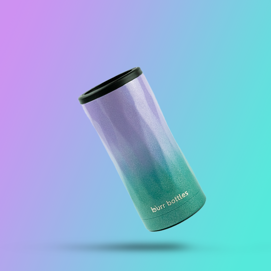 Mermaid Glitter Can Cooler