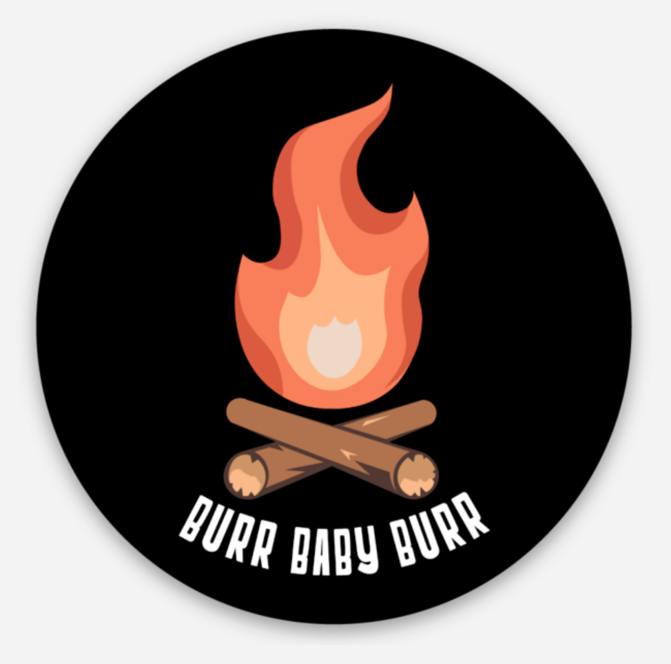 Burr Baby Burr Sticker